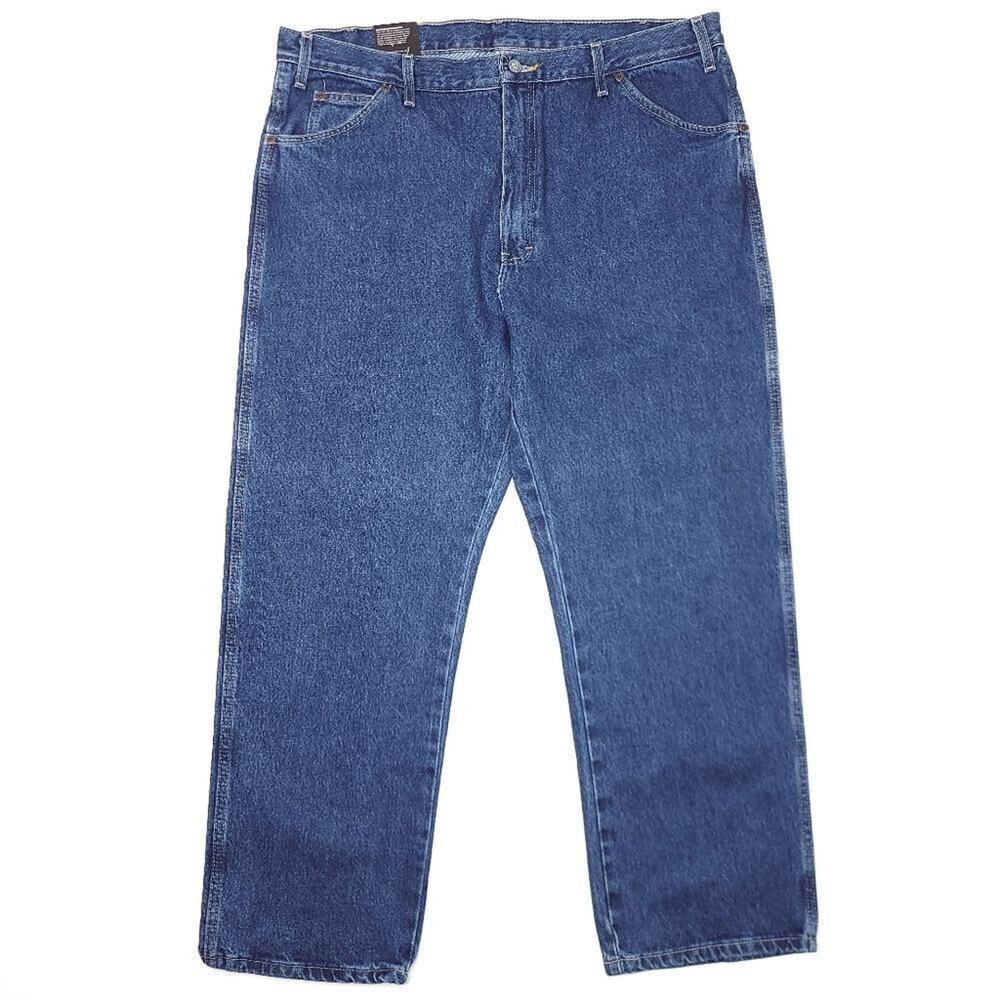NWT Y2K Dickies Relaxed Work Jeans Mens 40x30 Thick Denim 100% Cotton 13" Rise